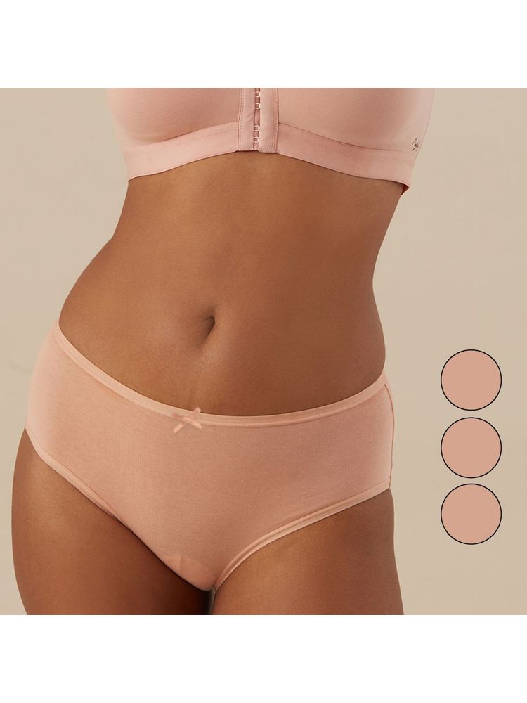 Nykd by Nykaa Women Hipster NYP033 All Nude (Pack of 3)-picture-17