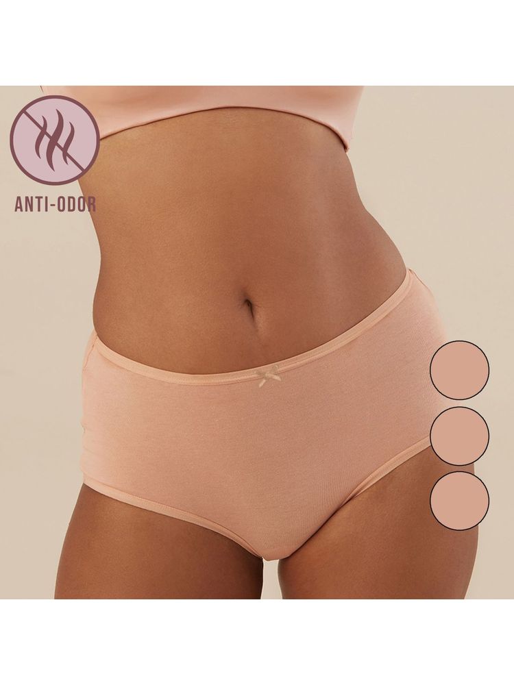 Nykd by Nykaa Women Full Brief NYP036 All Nude (Pack of 3)