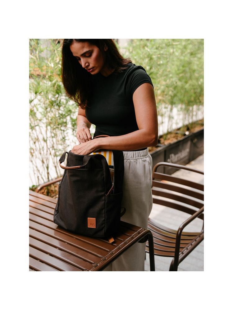 DailyObjects Dark Brown Clove Field Backpack-picture-20