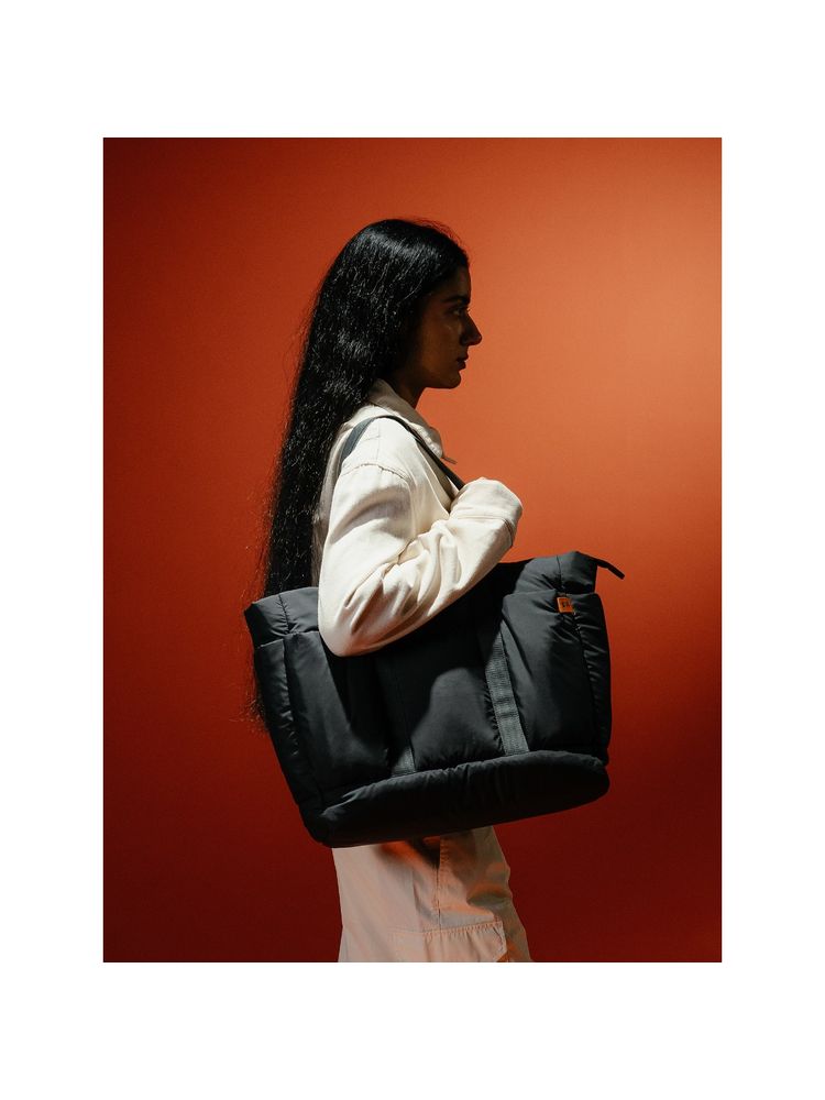 DailyObjects Carbon Black Idyll Tote Bag-image-26