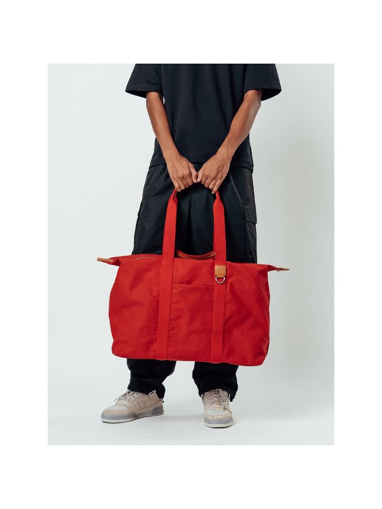 DailyObjects Crimson Red Field Duffle Bag-image-27