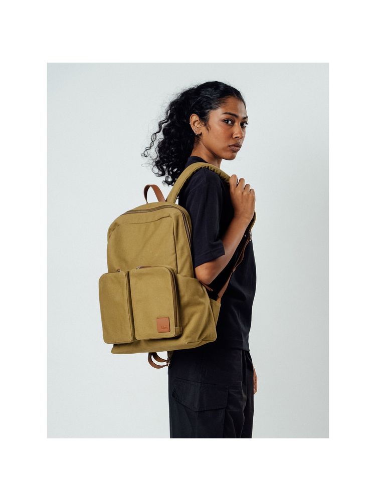 DailyObjects Olive Green Field Backpack-image-6