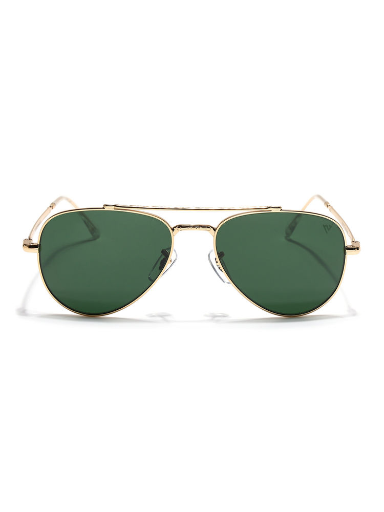 Voyage Unisex Green Lens Aviator Polarized Sunglasses- V3625 (55)-image-37
