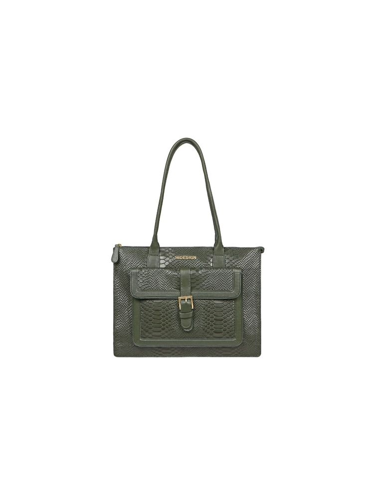 Hidesign Angelina Sb 02 Women Laptop Bags Green (L)-image-1