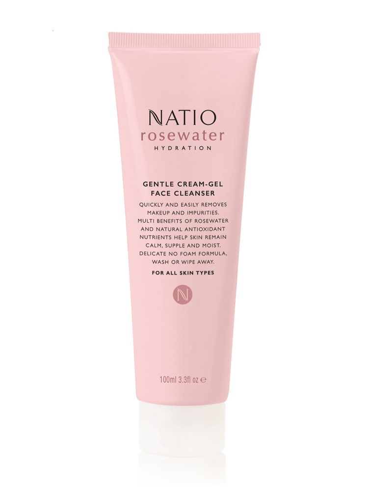 Natio Rosewater Hydration Gentle Cream-Gel Face Cleanser-image-18