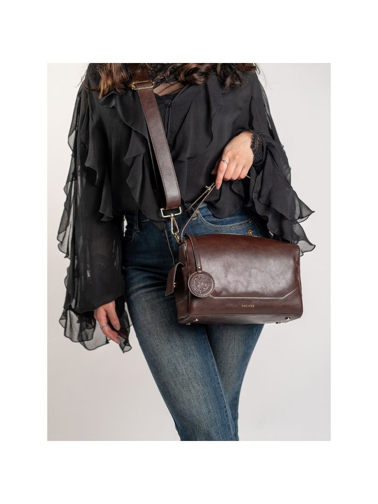 Theater Bonbon Brown Women Sling Handbag-image-5