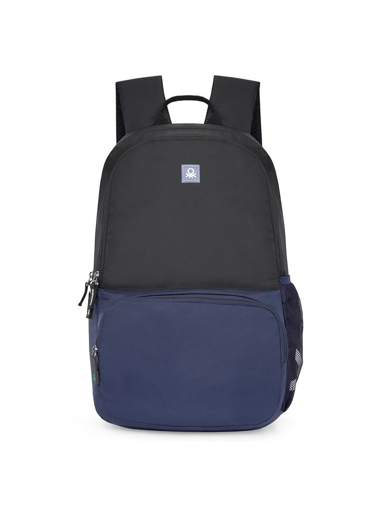 United Colors of Benetton Black Pyro Backpack For Men-image-15