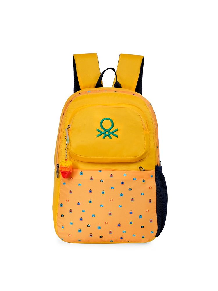 united colors of benetton fashion United Colors of Benetton Yellow Otis Backpack For Men-picture-13