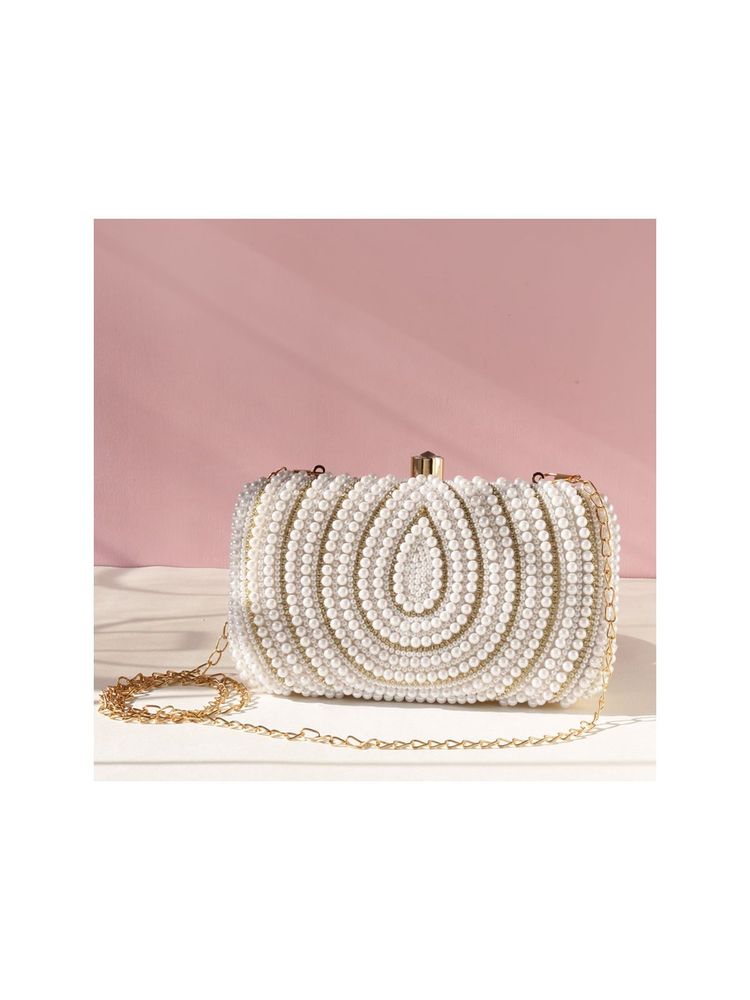 SWISNI White Silk Clutches SWIS-443-image-43