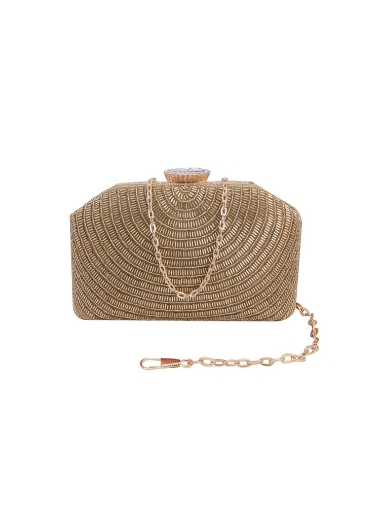 SWISNI Gold Satin Clutches SWIS-667-picture-30