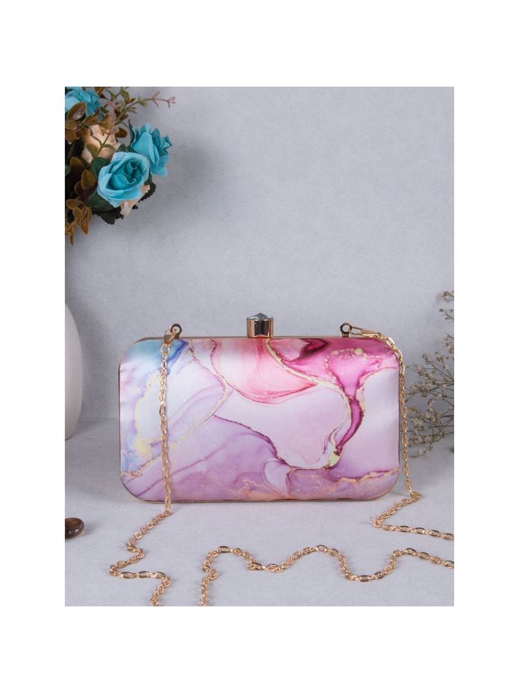 SWISNI Cream Satin Clutches SWIS-760