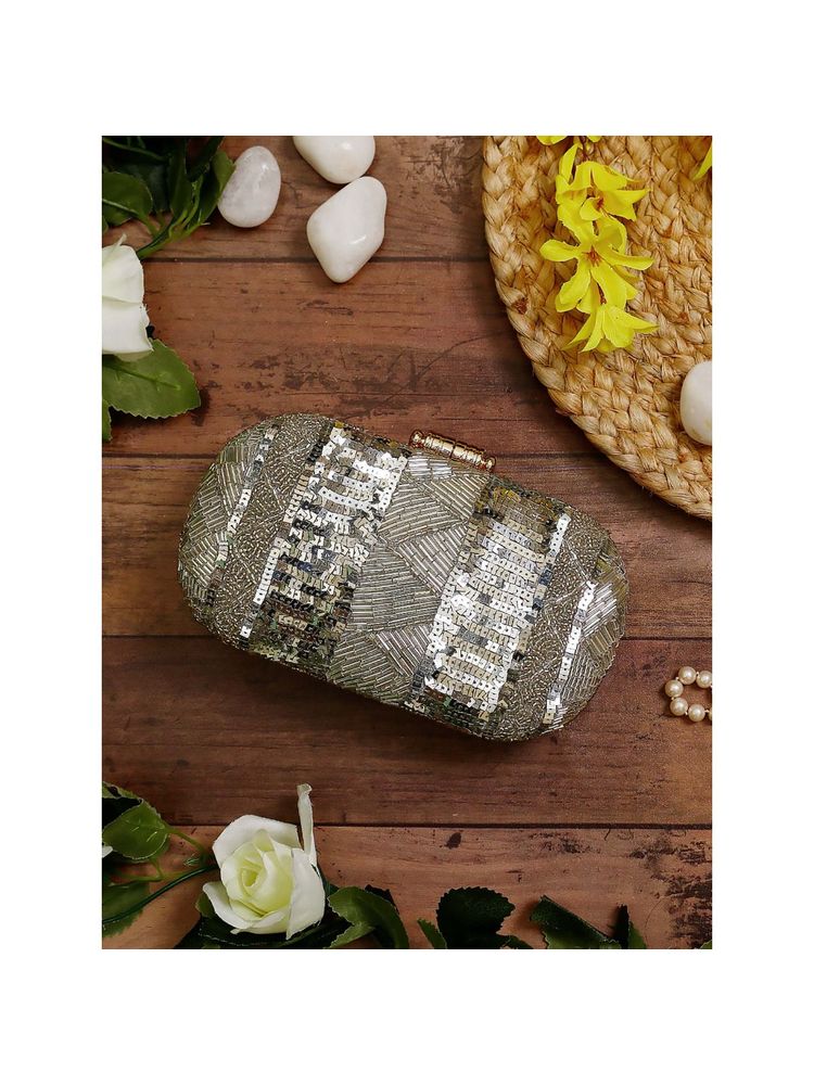 SWISNI Silver SATIN Clutches SWIS-767-picture-25