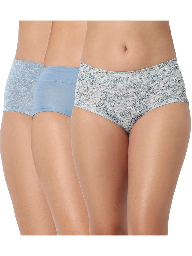 Juliet Cotton Brief Premium Panties Full Coverage Stretchable Fabric - Multi-Color-picture-36