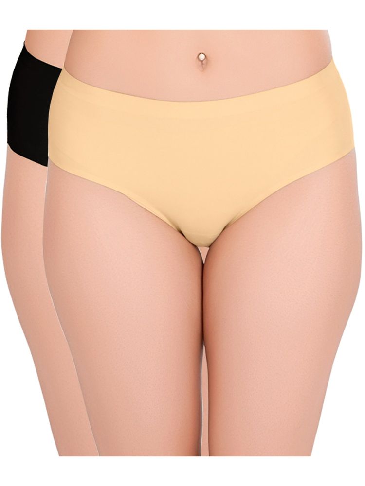 Juliet Nylon Spandex Stitch-Free Bonded Seams Panty - Multi-Color-picture-34