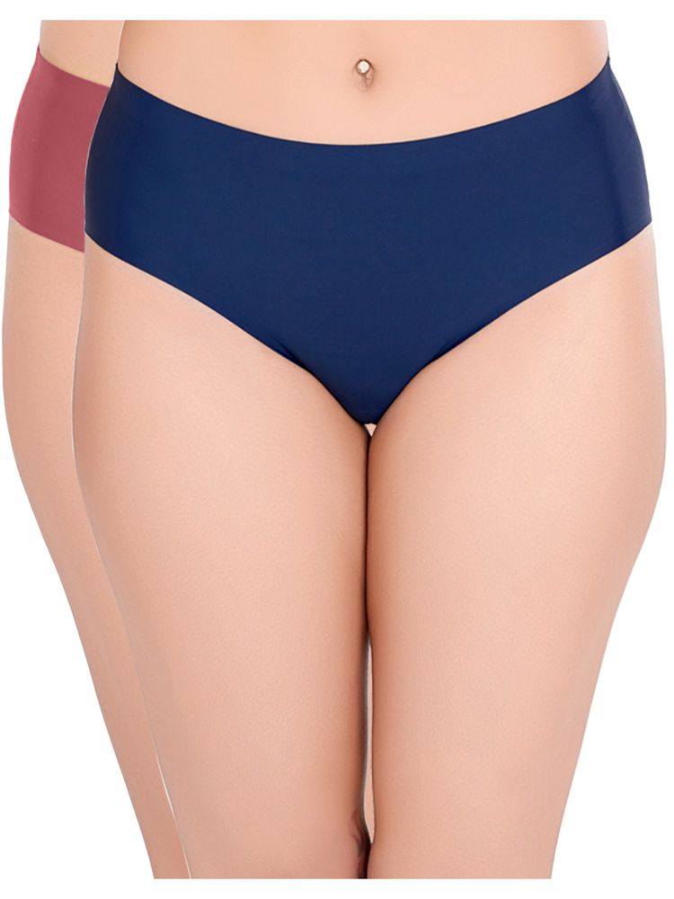 Juliet Nylon Spandex Stitch-Free Bonded Seams Panty - Multi-Color-picture-26