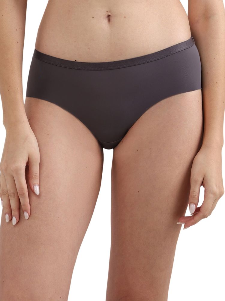 Wacoal Basics Zoe Mid-Waist Medium Coverage Everyday Wear Brief Panty - Grey - Grey-picture-14
