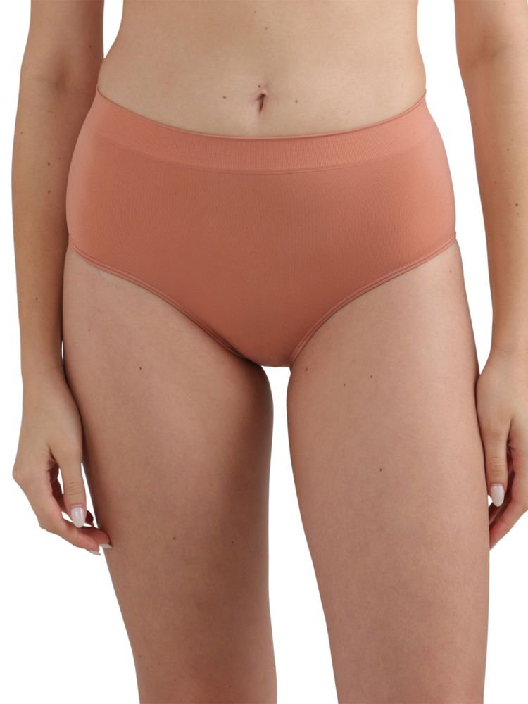 Wacoal Firm Fit High Waist Full Coverage Brief Panty - Beige-picture-18