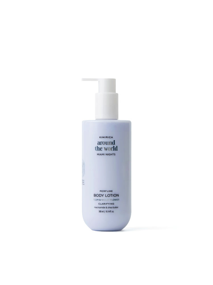 Kimirica Miami Nights Body Lotion - Plum Extract, Vitamin E & Shea Butter for Deep Nourishment