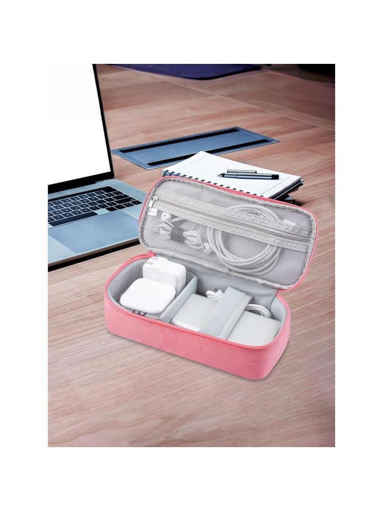 UMAI Portable Ideal Organiser Bag For Cable (Pink)-picture-28