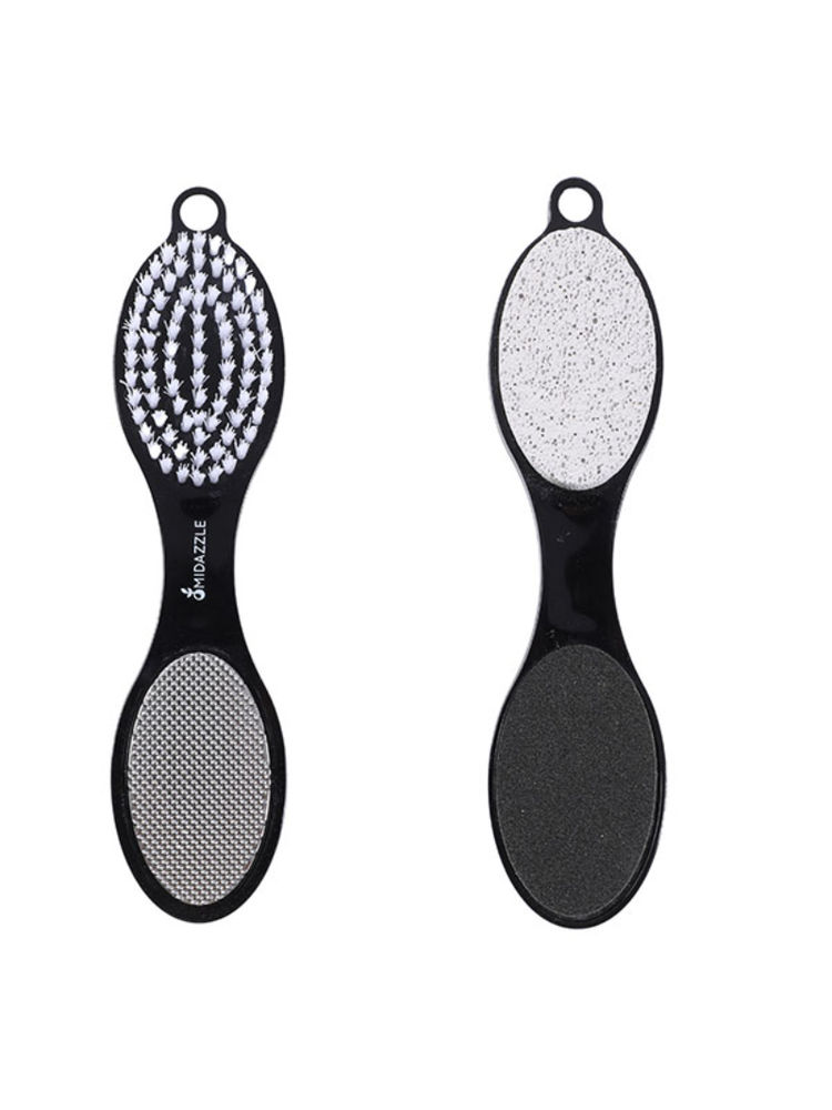 Midazzle 4 In 1 Foot Pedicure Brush, Pumice Stone, Scrubber & File For Soft Care-picture-14