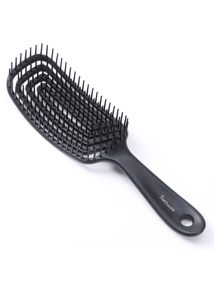 Midazzle MIHB00015 Premium Gradient Balck 3D Hair Brush-image-5