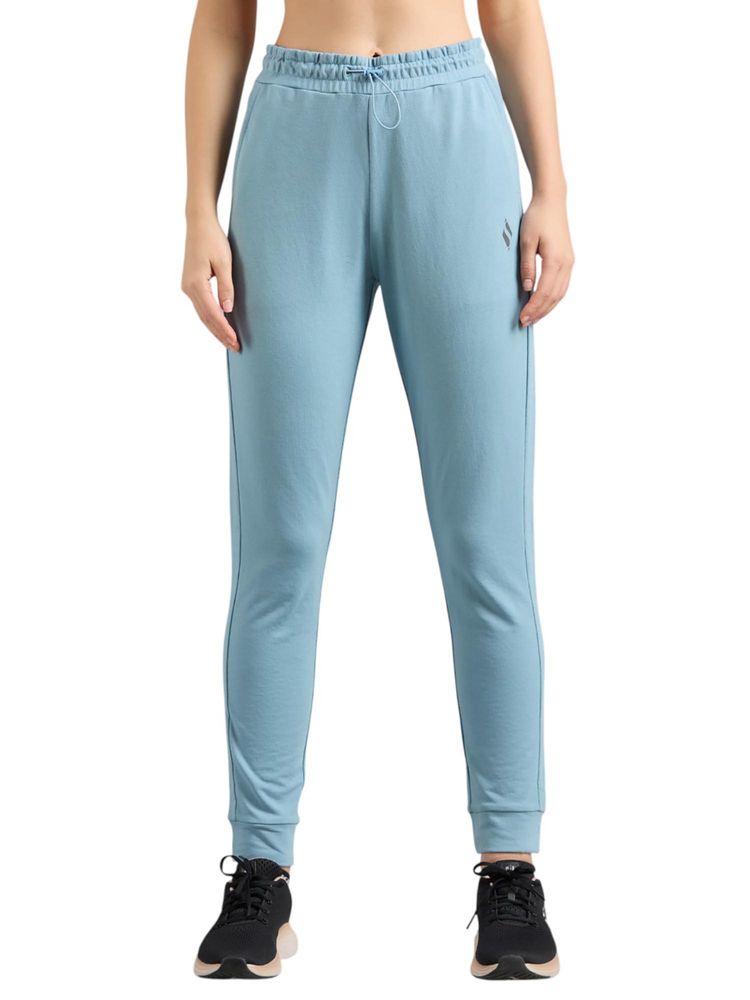 SKECHERS Women Blue Solid Joggers-picture-24
