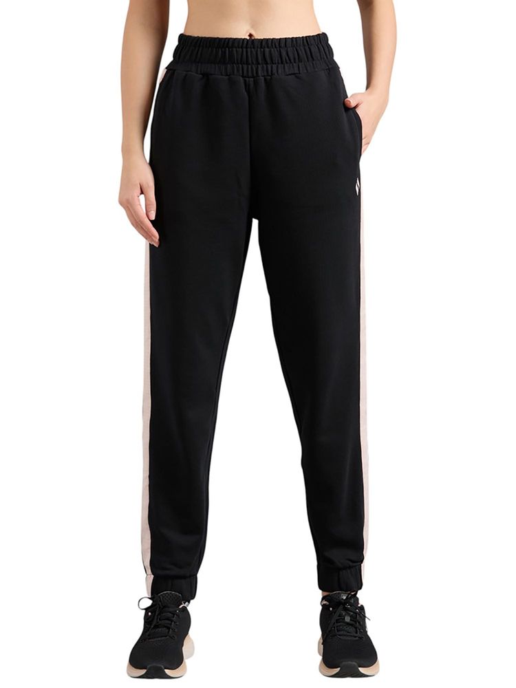 SKECHERS Women Black Contrast Tape Joggers-picture-12
