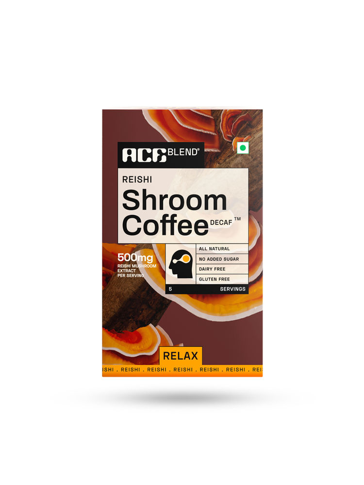 Ace Blend Reishi Shroom Instant Decaf Medium Roast Blend Coffee For Relaxation & Anxiety-image-23