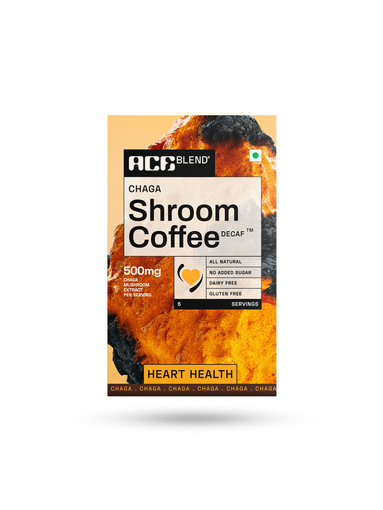 Ace Blend Chaga Shroom Instant Decaf Medium Roast Blend Coffee For Heart Health-image-24