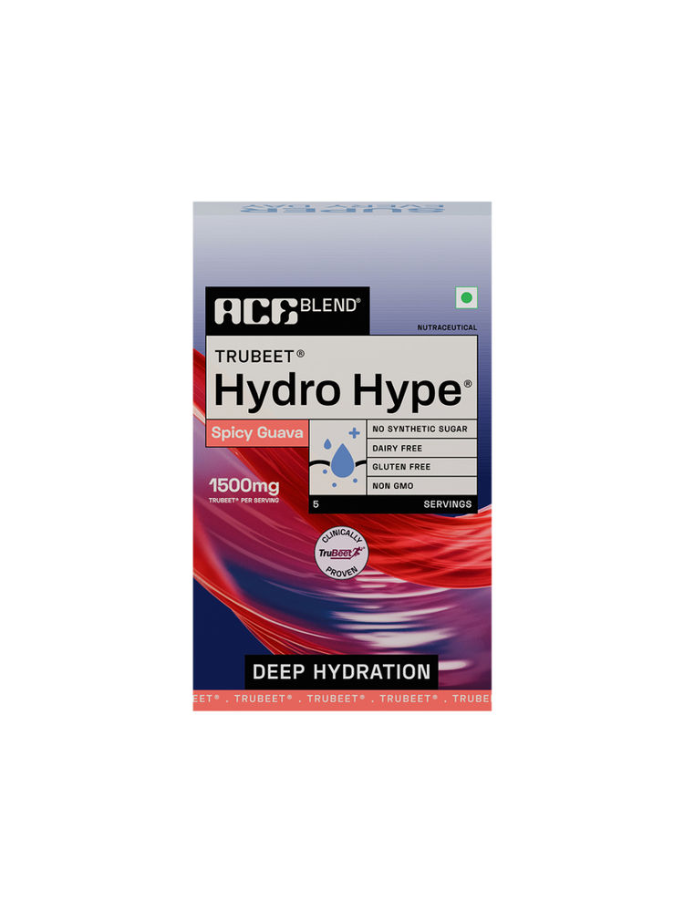 Ace Blend Hydro Hype Natural Beetroot Extract With Vitamins & Minerals Sachets - Spicy Guava-picture-25