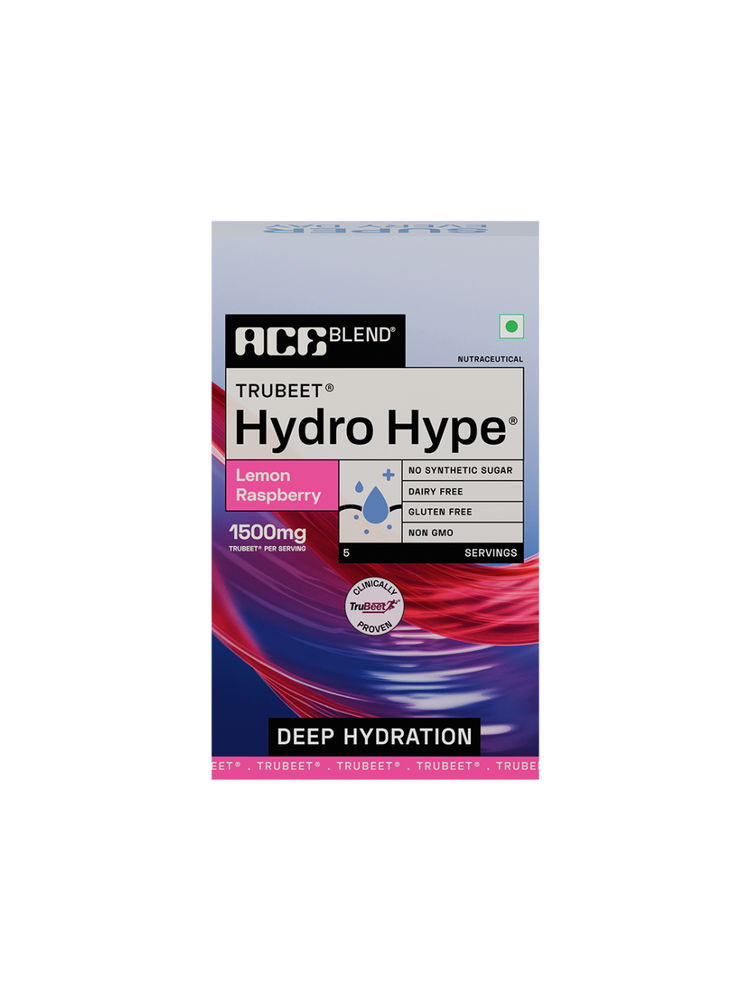 Ace Blend Hydro Hype Natural Beetroot Extract With Vitamins & Minerals Sachets - Lemon Raspberry-picture-22