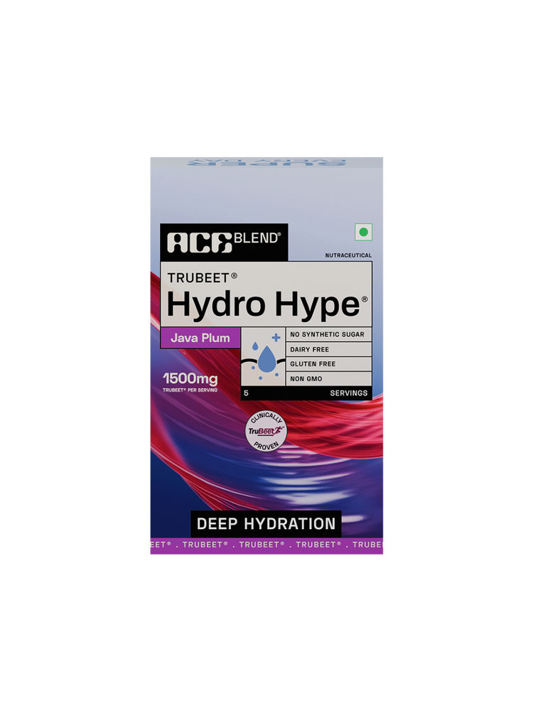 Ace Blend Hydro Hype Natural Beetroot Extract With Vitamins & Minerals Sachets - Java Plum-image-8
