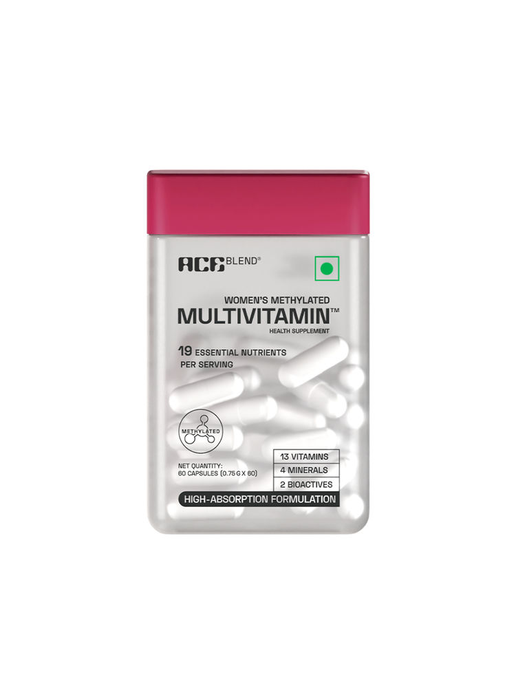 Ace Blend Methylated Multivitamin Supports Immunity, Focus & Heart Health Capsules For Women-picture-28