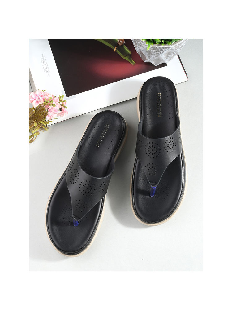 CLOG LONDON Women Black Comfortable Sandals-image-43
