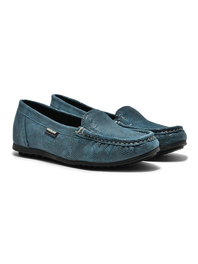 WOODLAND Women's Turquoise Loafers-picture-18