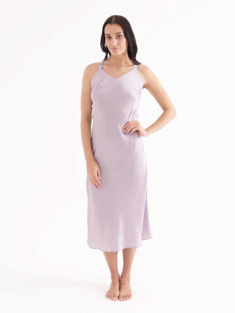 Slumber Jill Lavender Radiance Night Dress-image-39