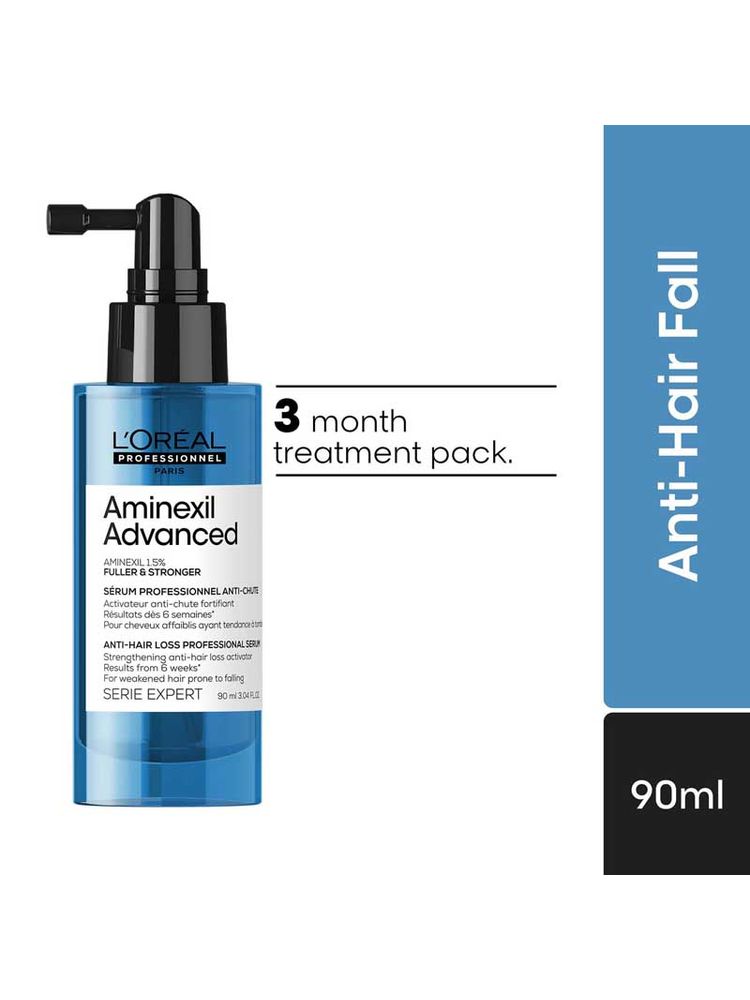 L'Oreal Professionnel Aminexil Advanced Anti-Hair Loss Activator, Leave-In Serum for Hair Loss