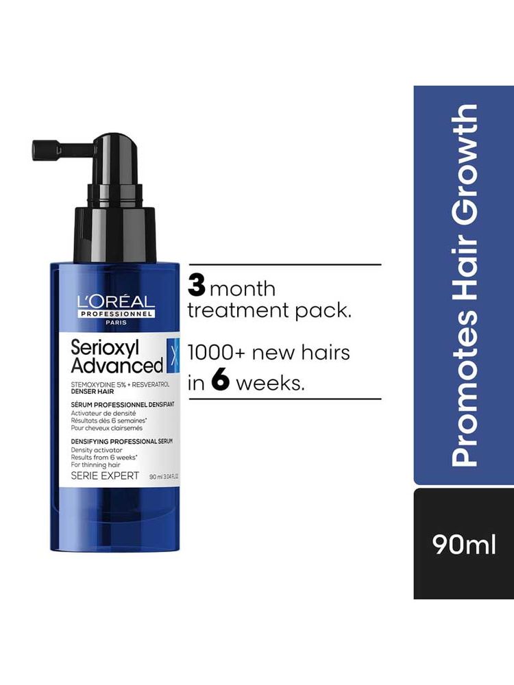 L'Oreal Professionnel Serioxyl Advanced Density Activator, Leave-In Serum for Hair Growth