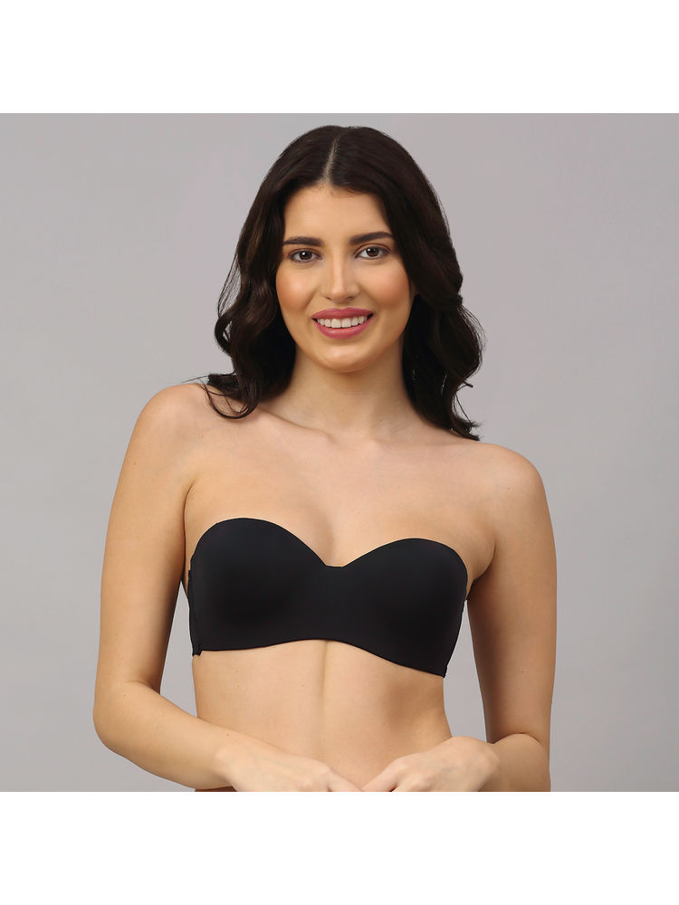 PrettyCat wired strapless tshirt bra - Black-picture-22