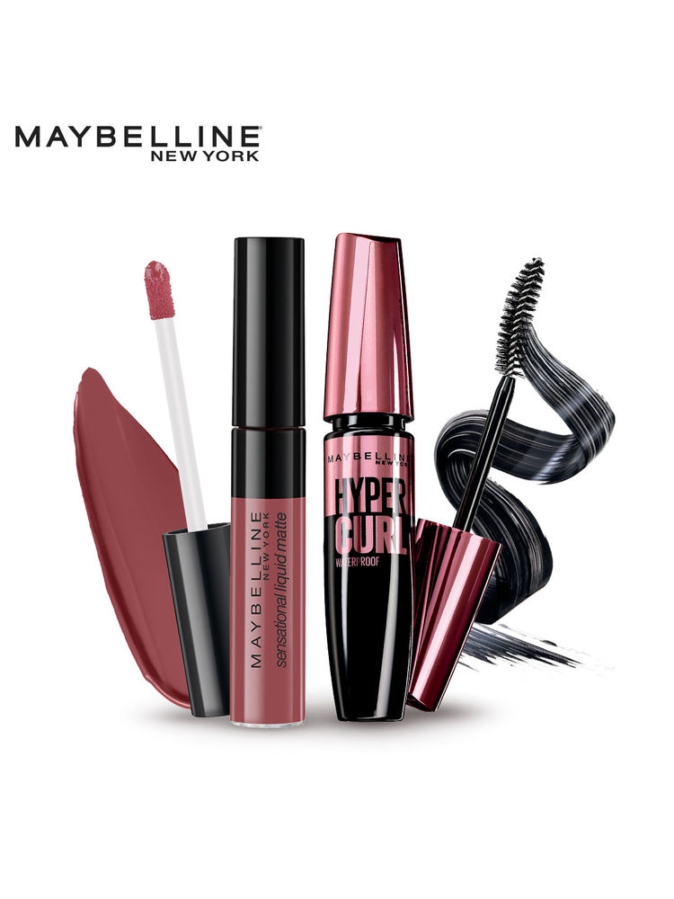 Maybelline New York Lash & Lip Combo - Mattes & Curls 3
