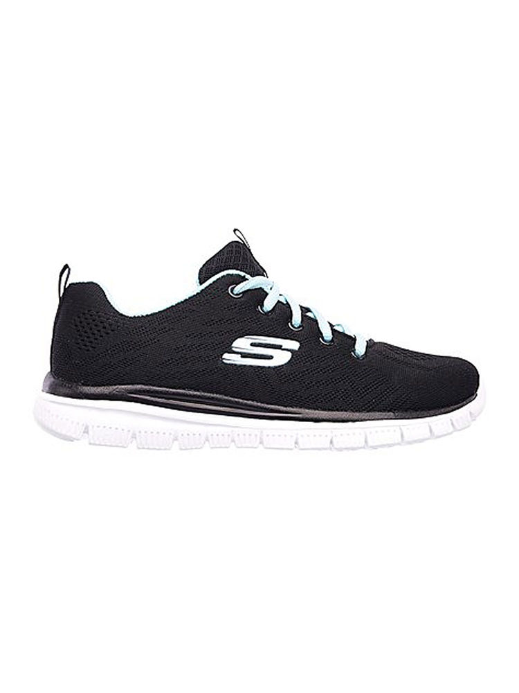 SKECHERS GRACEFUL-GET CONNECTED Black Running Shoes-image-37