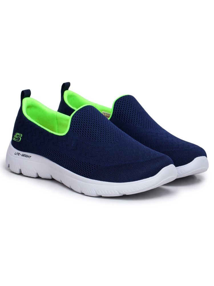 SKECHERS SUMMITS Navy Blue Running Shoes-picture-35