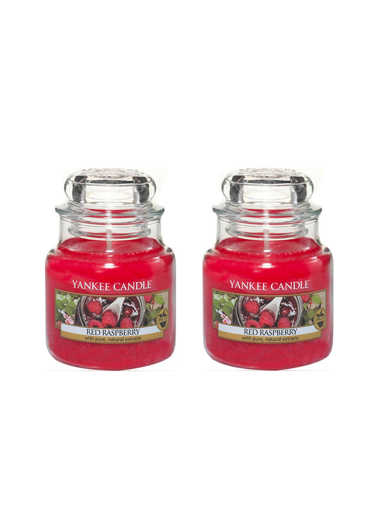 Yankee Candle Classic Jar Red Raspberry Scented Candles - Pack of 2-image-32