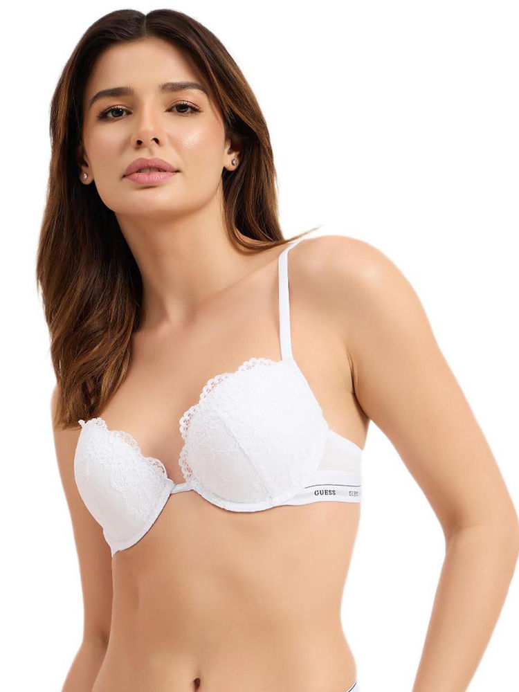 guess fashion Guess White Self Design Regular Fit Bra-picture-35