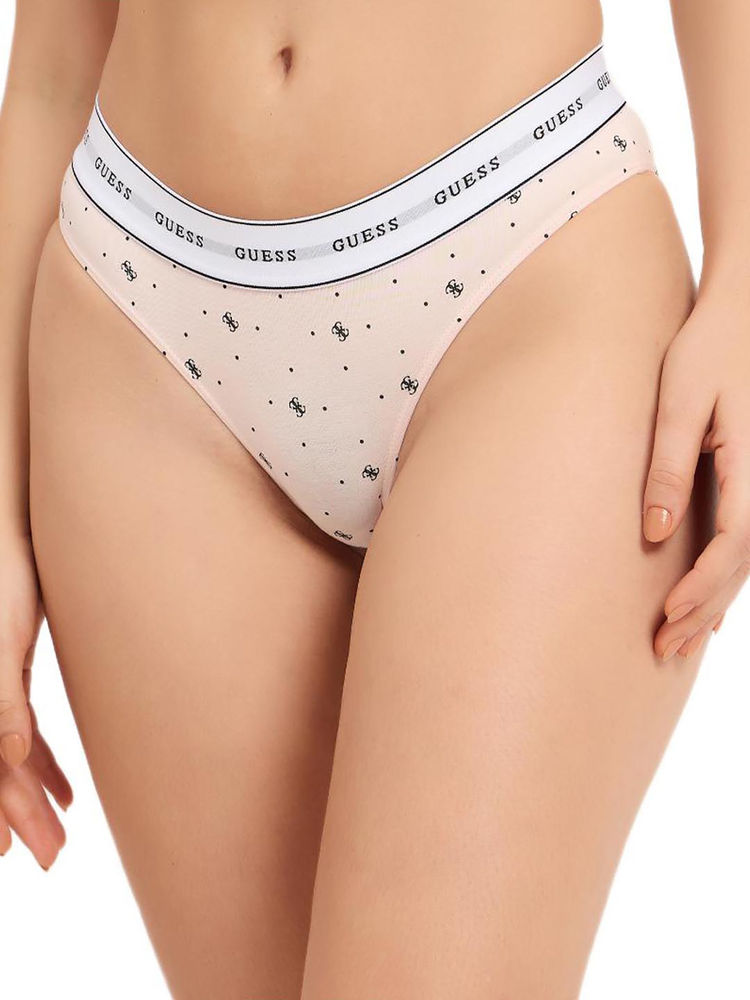 guess fashion Guess Beige Printed Regular Fit Brief-picture-24