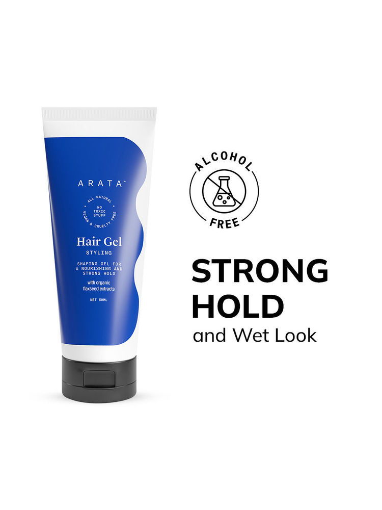 Arata Styling Hair Gel For Strong Hold & Definition Adds Texture & Control