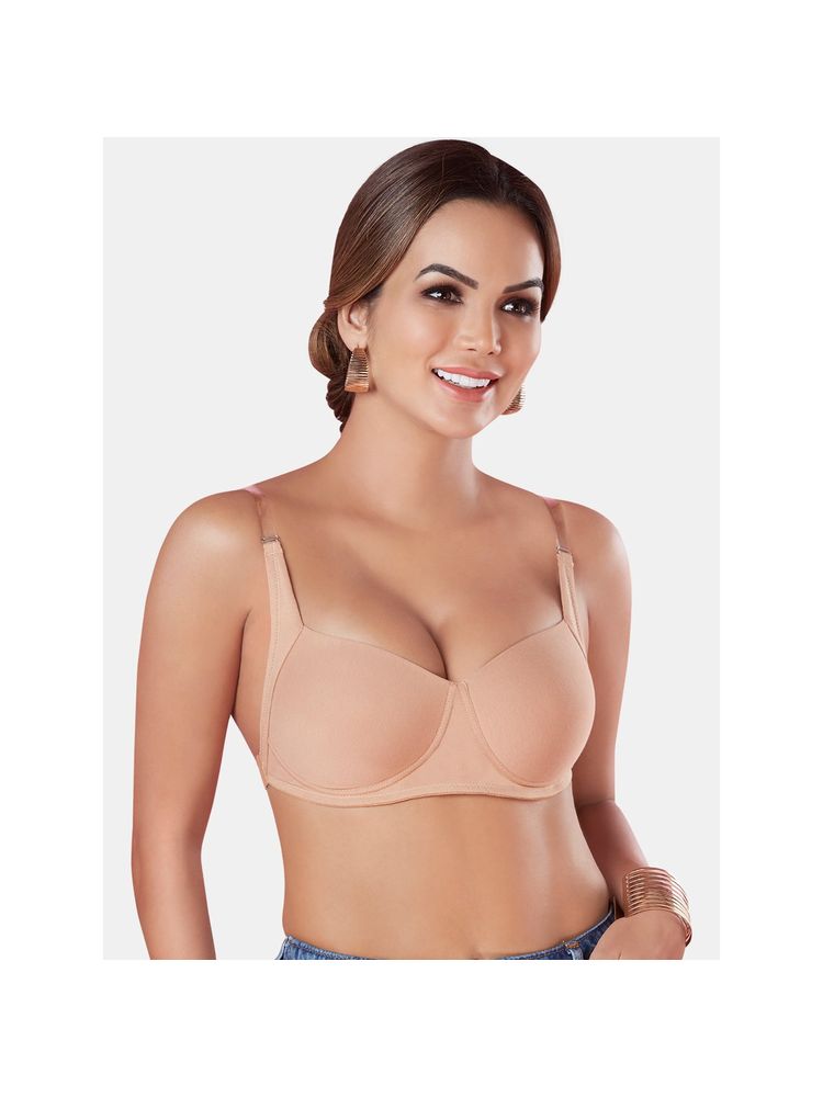 Sonari Backeye For Womens Backless T-Shirt Bra with Transparent Straps & Band-picture-11