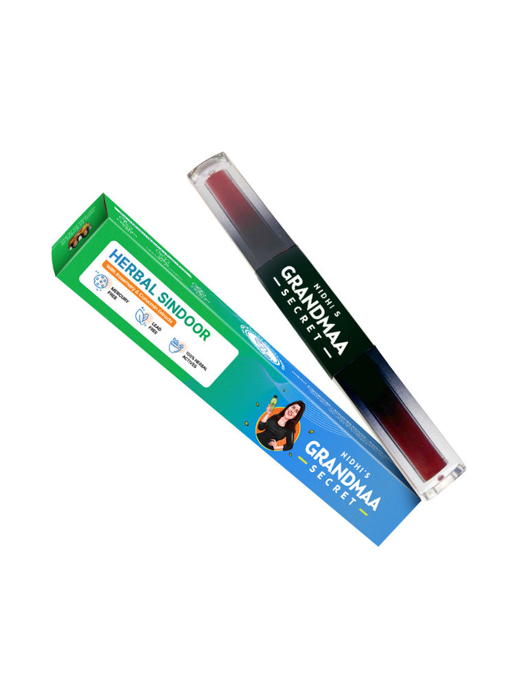 Nidhi's Grandmaa Secret Herbal Sindoor With Rosemary & Curcumin Extracts