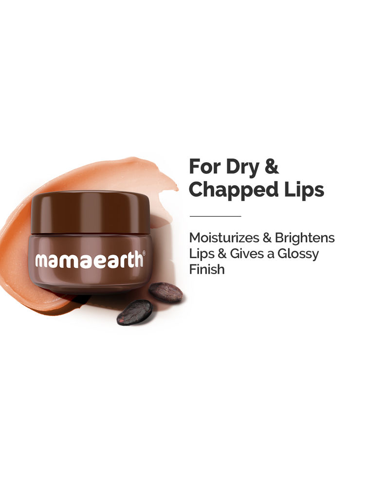 Mamaearth Cocoa Lip Balm with Coconut Oil and Cocoa Butter for Healing and Brightening Dry Lips-image-8