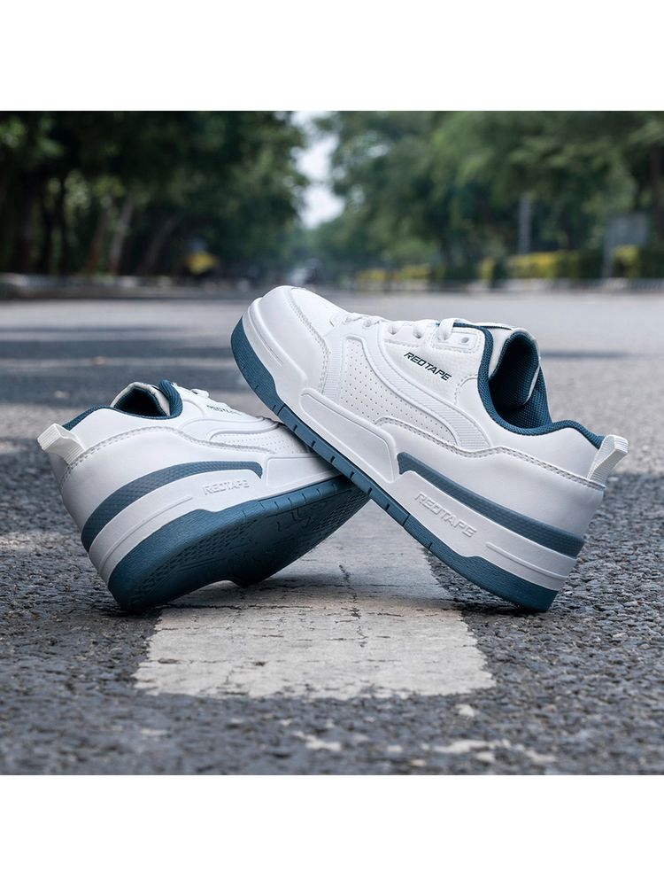 Red Tape Women's Solid White Blue Sneakers-picture-35
